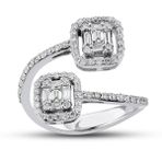 Harem Altın B14 0.70 Ct Baget Pırlanta Yüzük