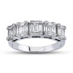 Harem Altın B18 0.32 ct Baget Kadın Pırlanta Yüzük