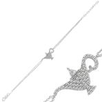 Harem Altın BR0460185 Sihirli Lamba Gümüş Kadın Bileklik