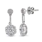 Harem Altın CORK3 1.39 Ct Coronet Kadın Pırlanta Küpe
