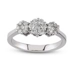 Harem Altın CORY18 0.39 ct Coronet Pırlanta Yüzük