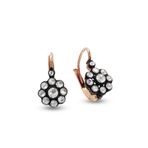 Harem Altın EK3 0.68 ct Elmas Zümrüt Pırlanta Küpe