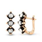 Harem Altın EK31 0.50 ct Elmas Zümrüt Pırlanta Küpe