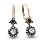 Harem Altın EK4 0.36 ct Elmas Zümrüt Pırlanta Küpe