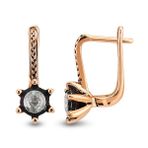 Harem Altın EK6 0.24 ct Elmas Zümrüt Pırlanta Küpe