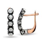 Harem Altın EK9 0.59 ct Elmas Zümrüt Pırlanta Küpe