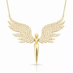 Harem Altın Gümüş Gold Mikail Meleği Kadın Kolye