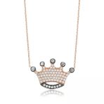 Harem Altın Gümüş Kraliçe Tacı Kadın Kolye