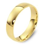 Harem Altın KLA17 6 mm Oval Klasik Alyans