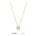 Harem Altın KLY1046 14 Ayar Altın Tektaş Kolye