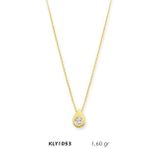 Harem Altın KLY1053 14 Ayar Altın Tektaş Kolye