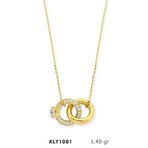 Harem Altın KLY1081 14 Ayar Altın Çift Yüzük Kolye