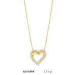Harem Altın KLY1094 14 Ayar Altın Kalp Kolye