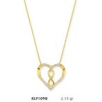 Harem Altın KLY1098 14 Ayar Altın Sonsuz Kalp Kolye