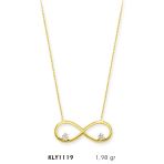 Harem Altın KLY1119 14 Ayar Altın Sonsuzluk Kolye