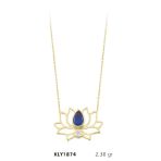 Harem Altın KLY1874 14 Ayar Nilüfer Kolye