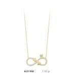 Harem Altın KLY1900 14 Ayar Altın Tektaş Sonsuzluk Kolye
