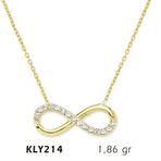 Harem Altın KLY214 14 Ayar Altın Sonsuzluk Kolye