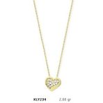 Harem Altın KLY234 14 Ayar Altın Kalp Kolye