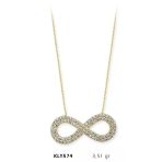 Harem Altın KLY574 14 Ayar Altın Sonsuzluk Kolye
