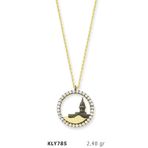 Harem Altın KLY785 14 Ayar Altın Saray Motif Kolye
