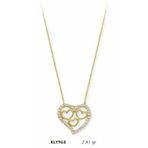Harem Altın KLY965 14 Ayar Altın Kalp Kolye