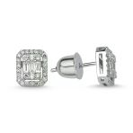 Harem Altın KPB10 0.69 Carat F Renk Pırlanta Küpe