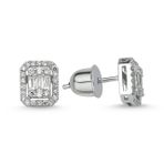 Harem Altın KPB10 0.69 Carat F Renk Pırlanta Küpe