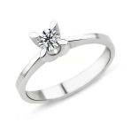 Harem Altın PR128 0.27 ct F Renk Pırlanta Tektaş Yüzük