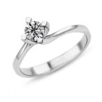 Harem Altın PR168 0.21 ct D Renk Pırlanta Tektaş Yüzük