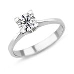 Harem Altın PR171 0.90 ct D Renk Hrd Sertifikalı Pırlanta Tektaş Yüzük