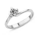 Harem Altın PR176 0.34 ct D Renk Hrd Sertifikalı Pırlanta Tektaş Yüzük