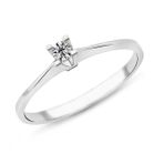 Harem Altın PR278 0.10 ct F Renk Pırlanta Tektaş Yüzük