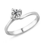 Harem Altın PR327 0.44 ct E Renk Hrd Sertifikalı Pırlanta Tektaş Yüzük