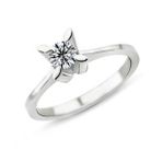 Harem Altın PR374 0.44 ct F Renk Hrd Sertifikalı Pırlanta Tektaş Yüzük