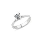 Harem Altın PR387 0.46 ct D Renk Hrd Sertifikalı Pırlanta Tektaş Yüzük