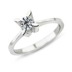 Harem Altın PR393 0.42 ct E Renk Hrd Sertifikalı Pırlanta Tektaş Yüzük