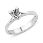 Harem Altın PR409 0.46 ct F Renk Hrd Sertifikalı Pırlanta Tektaş Yüzük