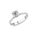 Harem Altın PR5 0.91 ct F Renk Hrd Sertifikalı Pırlanta Tektaş Yüzük