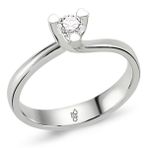 Harem Altın RM-10014 0.25 ct Pırlanta Tektaş Yüzük