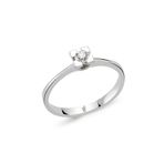 Harem Altın RM-10027 Romeo 0.15 ct Pırlanta Tektaş Yüzük