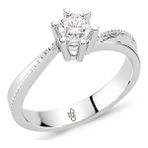 Harem Altın RM-10032 0.40 ct Pırlanta Tektaş Yüzük