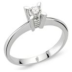Harem Altın RM30039 0.30 ct F Renk Hrd Sertifikalı Pırlanta Tektaş Yüzük