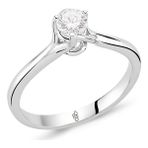 Harem Altın RM30063 0.30 ct F Renk Hrd Sertifikalı Pırlanta Tektaş Yüzük