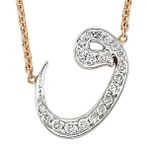 Harem Altın RMK1021 18 Ayar Altın Pırlanta Vav Kolye