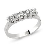 Harem Altın RMY208 18 Ayar Altın 0.58 Ct Pırlanta Beştaş Yüzük
