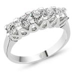 Harem Altın RMY507 18 Ayar Altın 1.00 ct Pırlanta Beştaş Yüzük