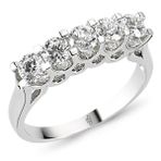 Harem Altın RMY510 18 Ayar Altın Pırlanta 0.90 ct Beştaş Yüzük