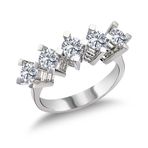 Harem Altın RMY529 14 Ayar Altın 1.25 Ct Pırlanta Beştaş Yüzük