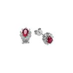 Harem Altın RTK13 2.91 ct Yakut Pırlanta Küpe